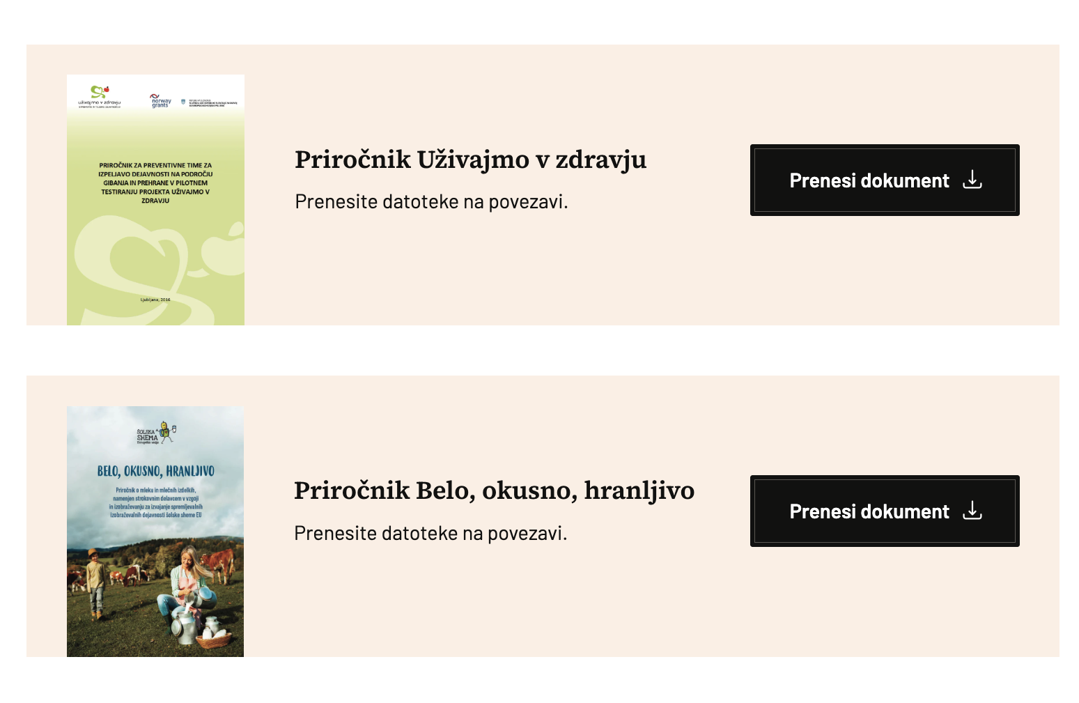 Uporabne ucne vsebine