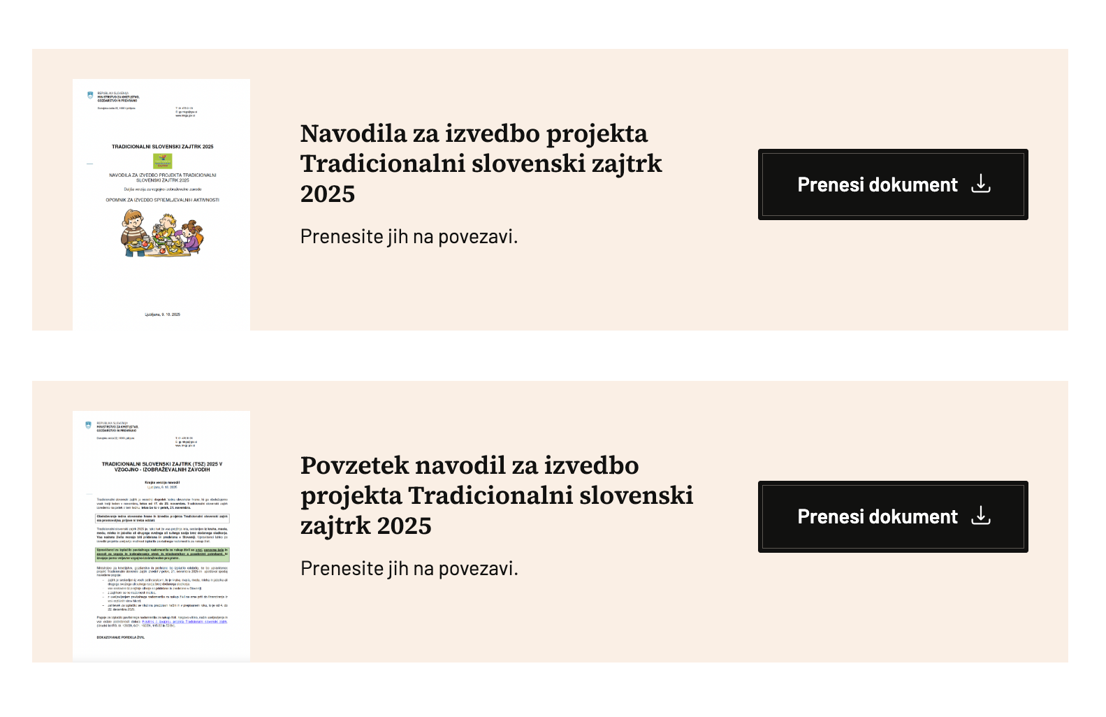 navodila za izvedbo TSZ