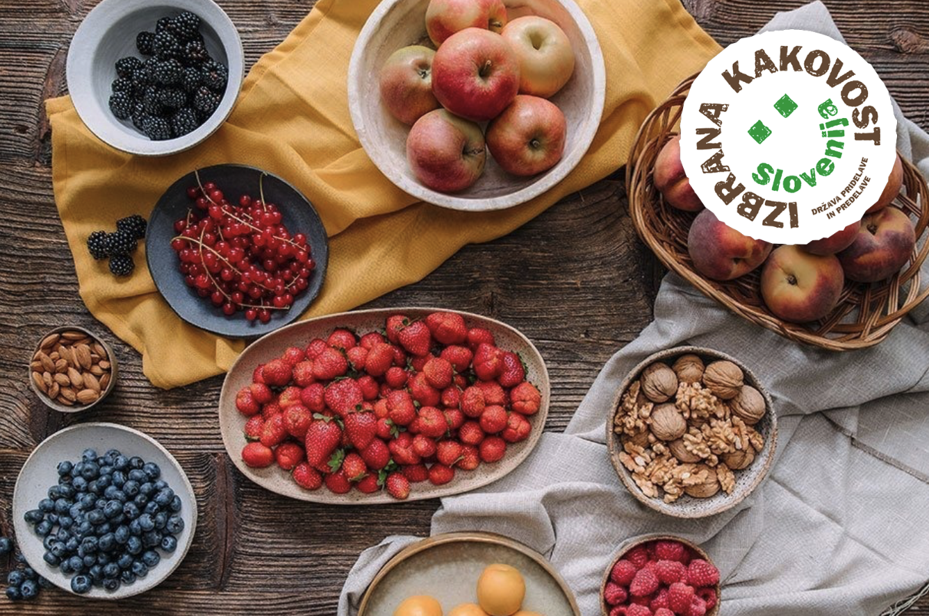 sadje z oznako izbrana kakovost - Slovenija
