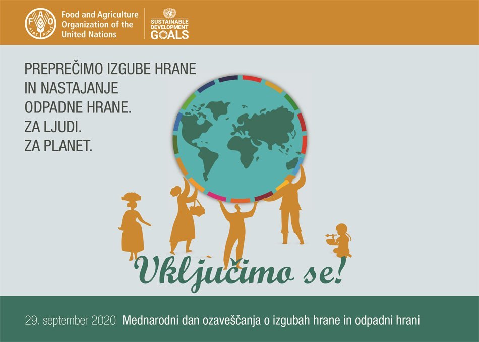 Grafika - Mednarodni dan ozaveščanja o izgubah hrane in odpadni hrani