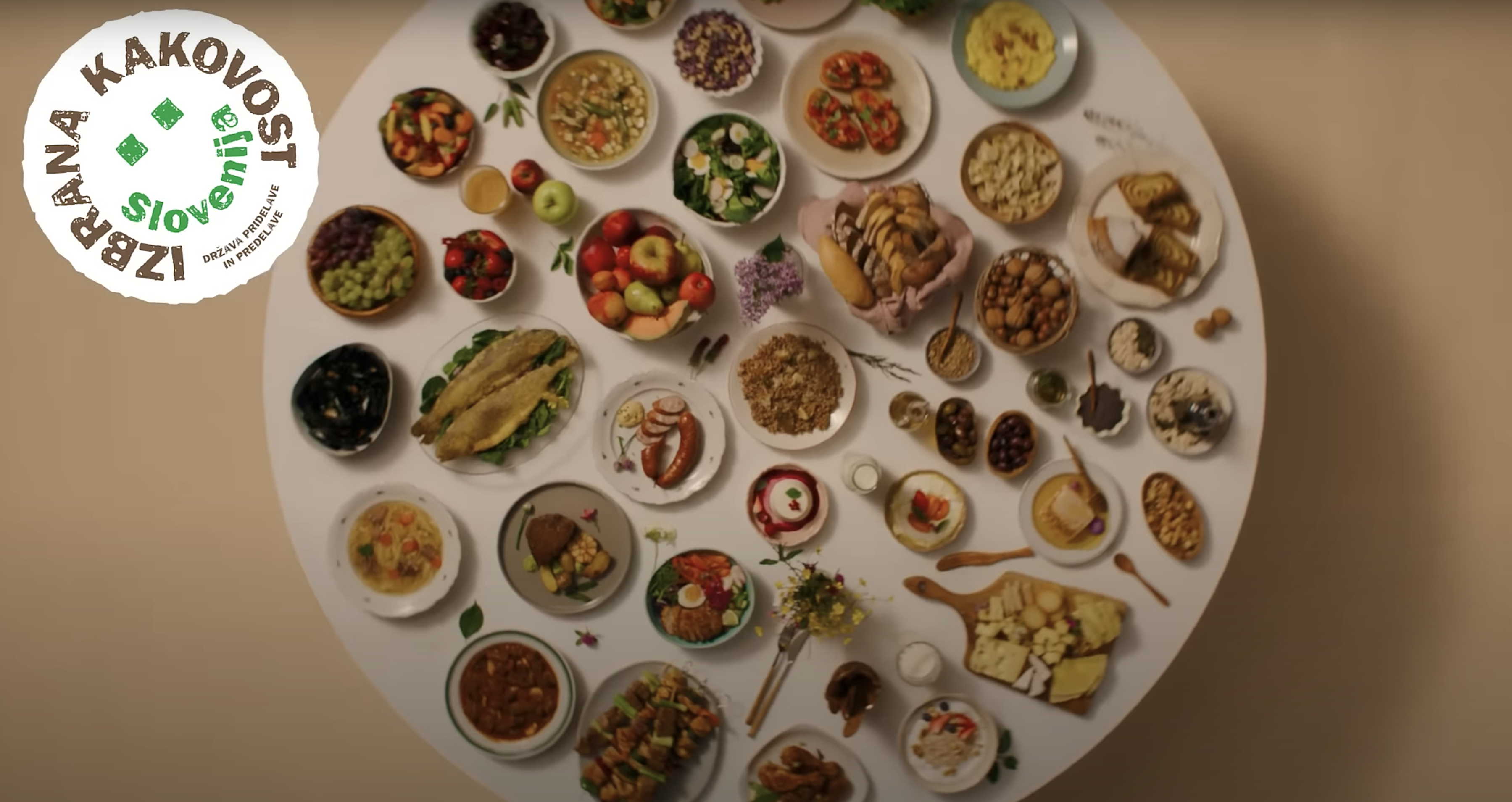 izbrana kakovost miza z dobrotami