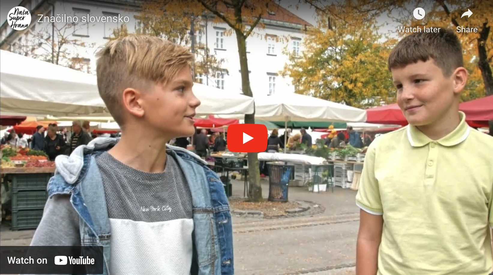 Dva fanta, ki govorita v videu Značilno slovensko