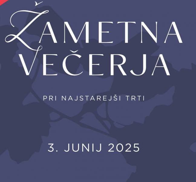plakat za Žametna večerja