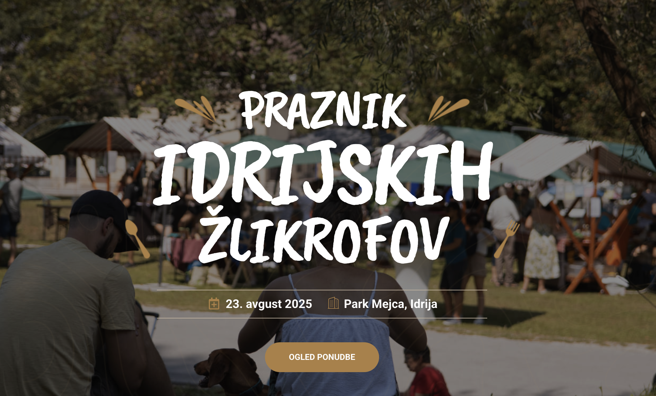 Plakat za praznik idrijskih zlikrofov