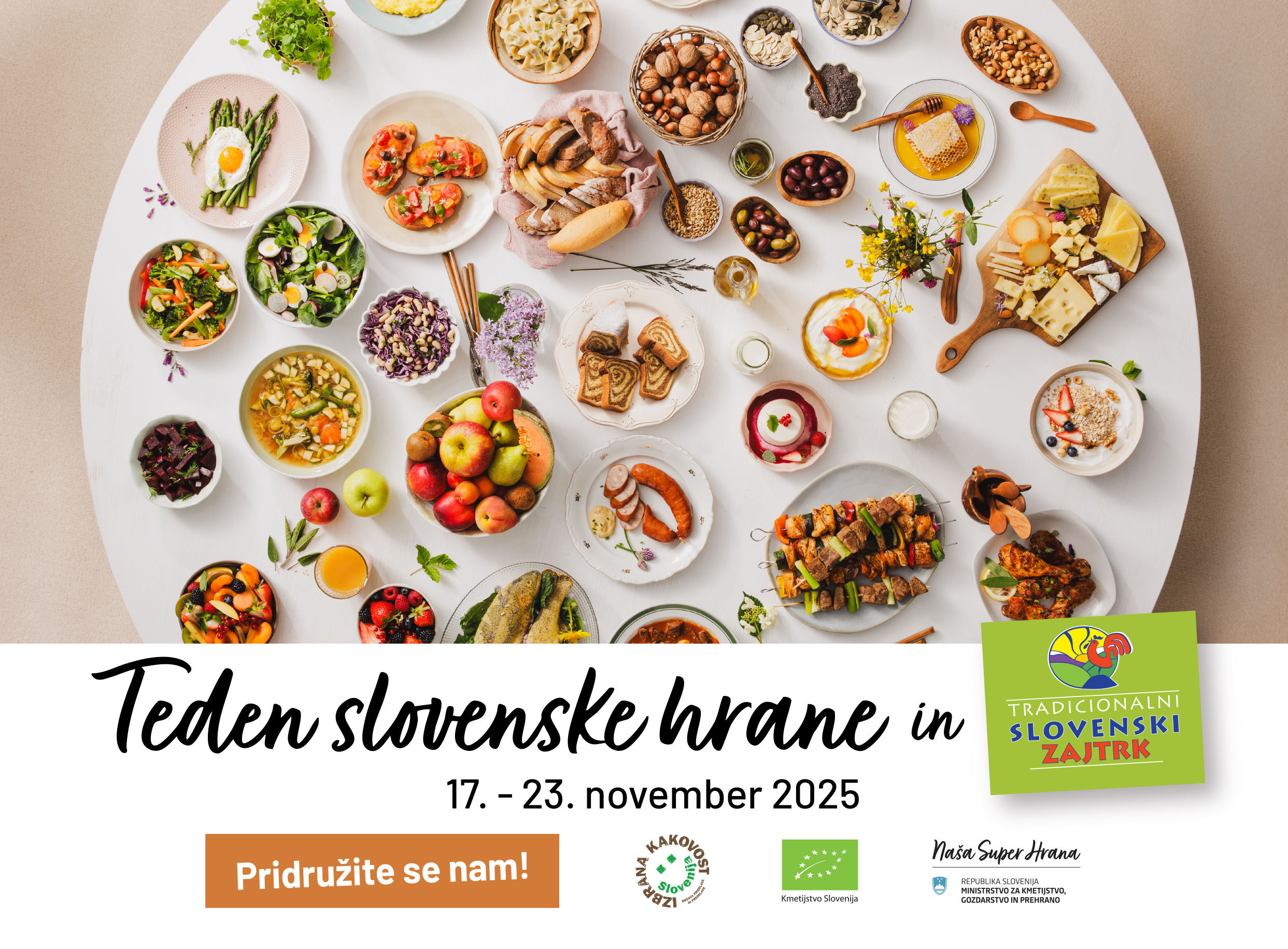 Teden slovenske hrane 2025 - plakat