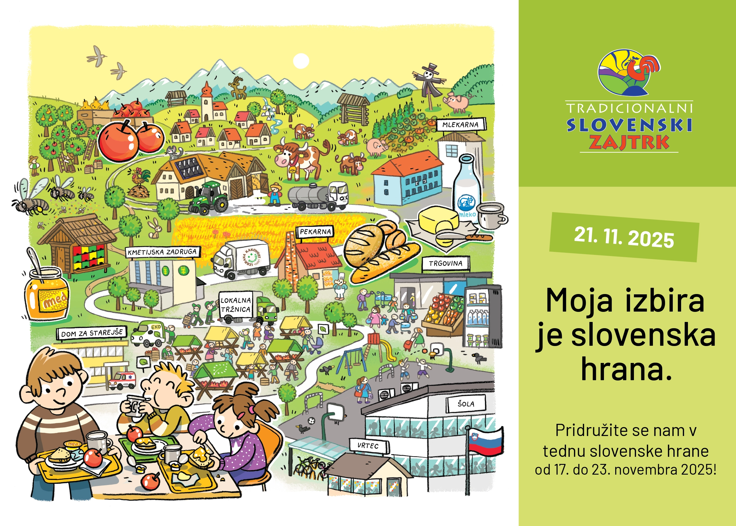 Teden slovenske hrane 2025 - plakat