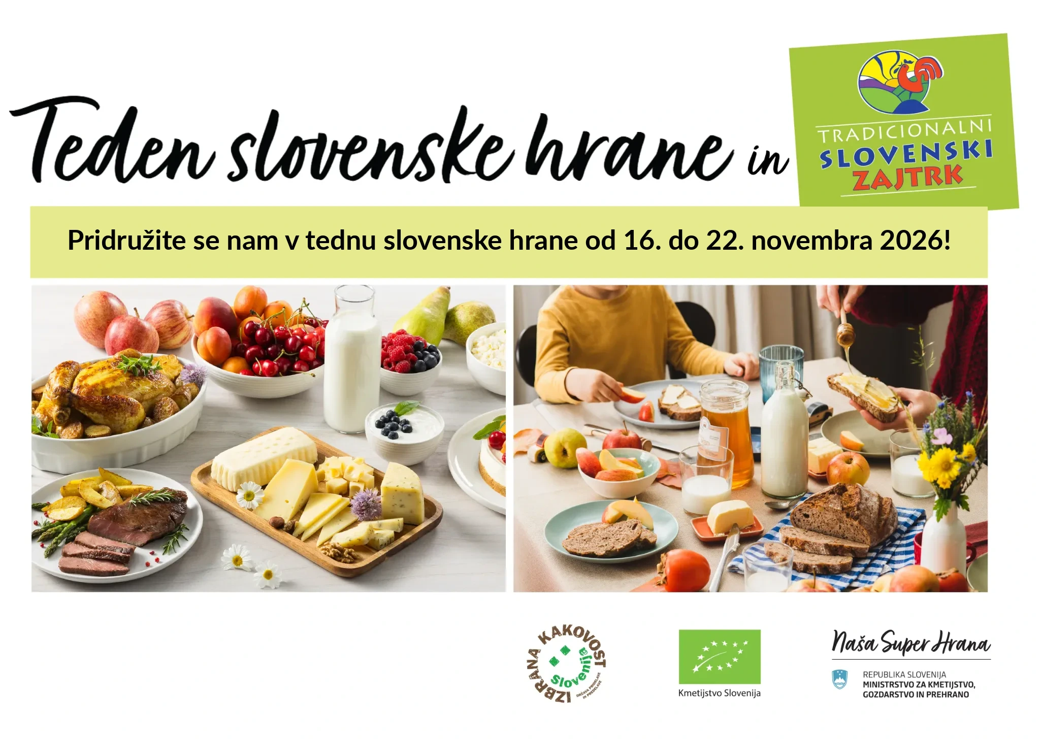 Teden slovenske hrane 2026