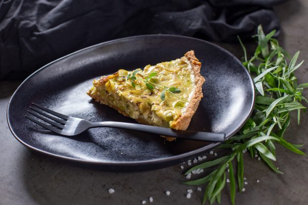 Porova pita z dimljeno postrvjo Porova pita z dimljeno postrvjo