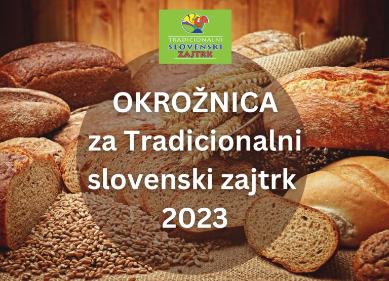 Okrožnica za Tradicionalni slovenski zajtrk