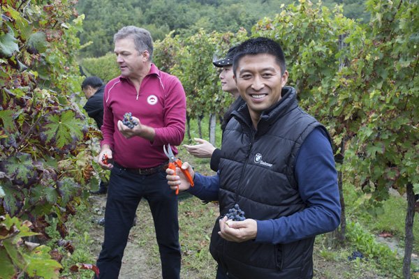 Briški vinogradniki so osvojili zadržane Kitajce