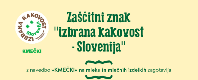 Znak Izbrana kakovost Slovenija