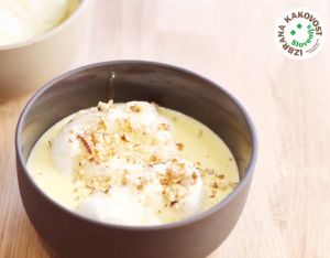 Beljakove kepe v vaniljevi omaki – video recept