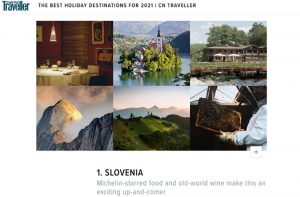Slovenija najbolj zaželena destinacija 2021