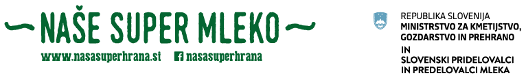 Logotip naše super mleko
