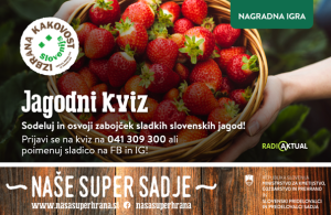 Promocija slovenskih jagod na Radiu Aktual