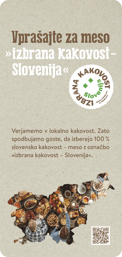 Letak »Vprašajte za meso »izbrana kakovost – Slovenija«