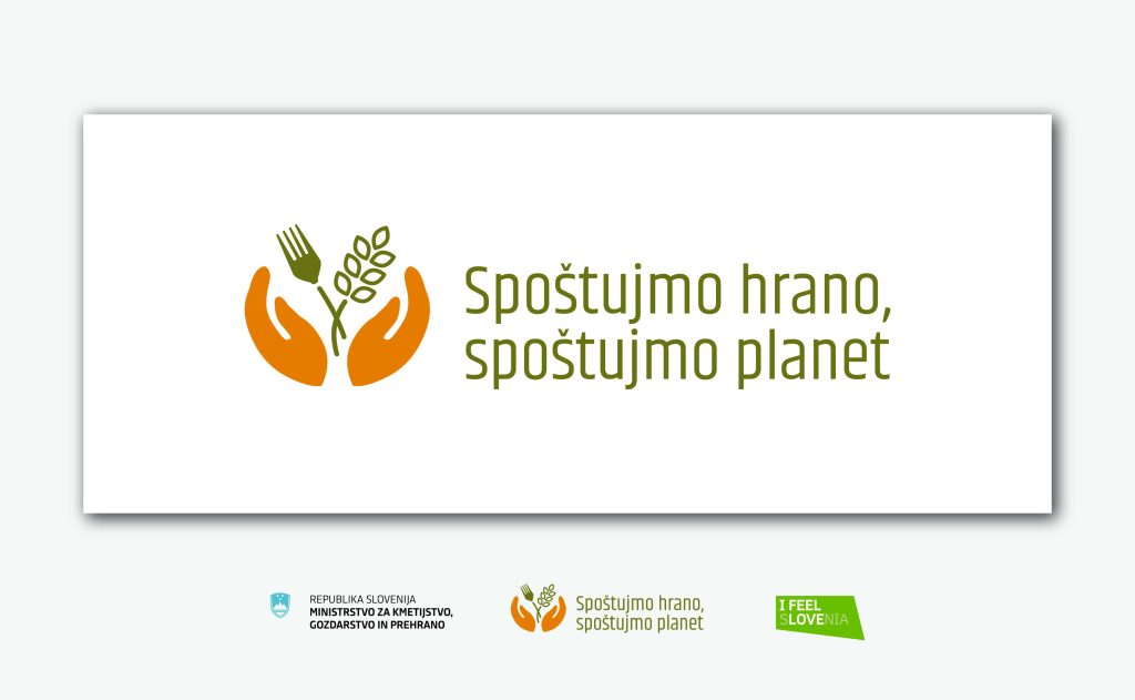 Logotip Spoštujmo hrano, spoštujmo planet